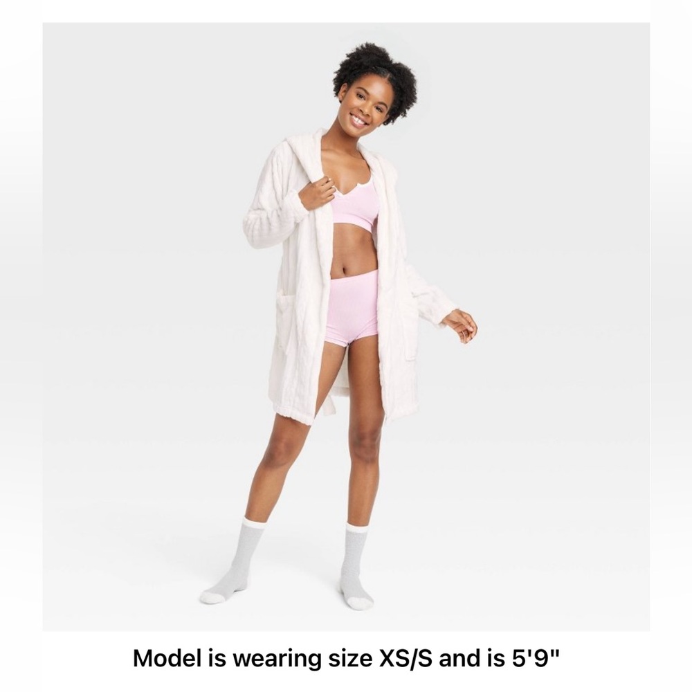 ❤️ Women’s Cable Knit Cozy Robe + Socks Pajama Set